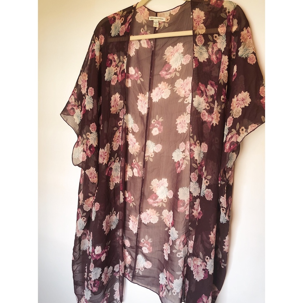Floral Kimono Cover-Up